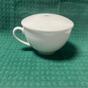 Tea Forte Café Cup 8oz White Porcelain Teacup